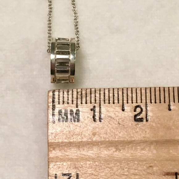 TIFFANY & CO. Vintage Silver (925) Atlas Open Circle Pendant Ne… - Picture 7 of 9